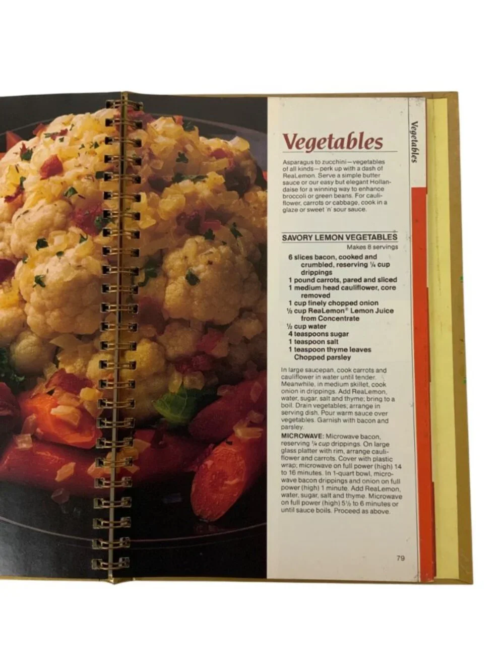 Realemon Recipe Collection Spiral-Bound Cookbook 50th Anniversary Edition 1984